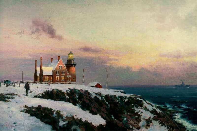 Thomas Kinkade BLOCK ISLAND